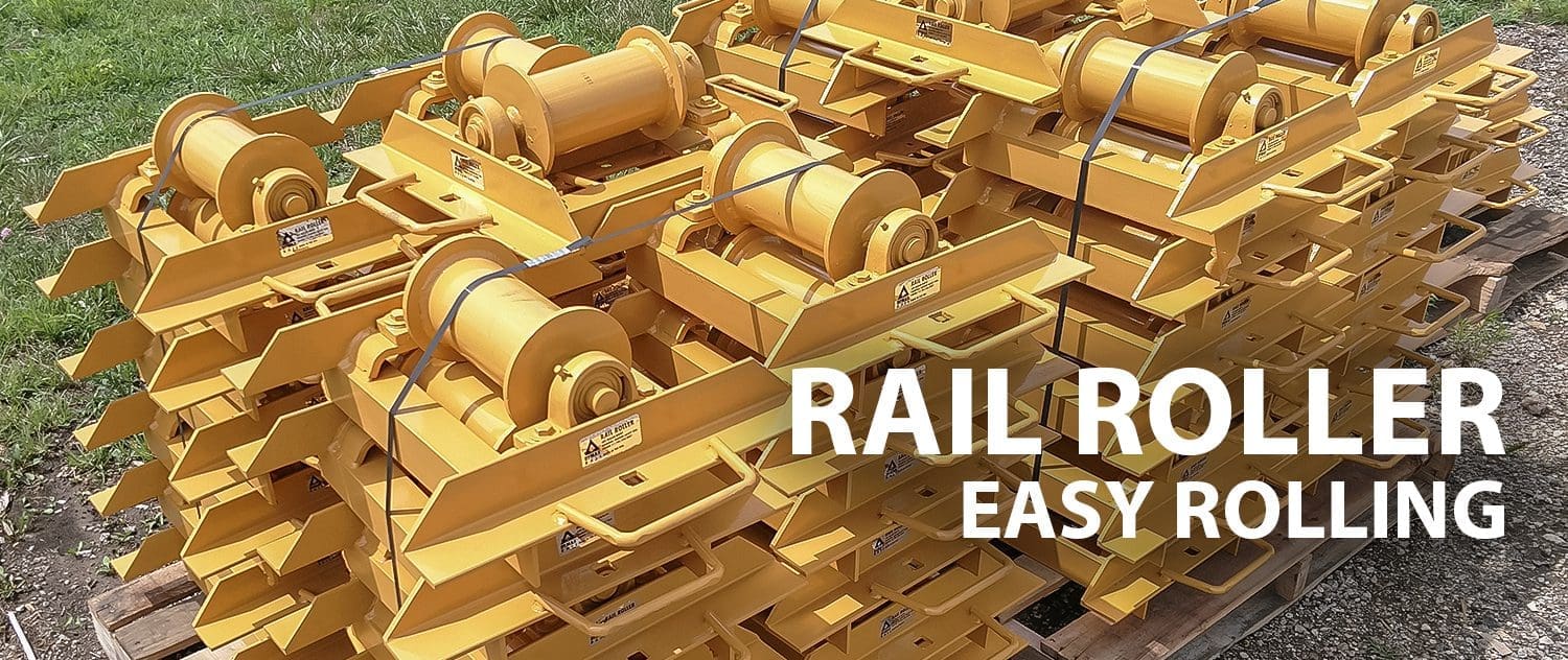 Rail Roller | Heavy-Duty Rail Handling Roller | DymaxRail