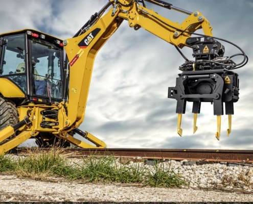 DymaxRail Ballast Tamper Attachment Backhoe