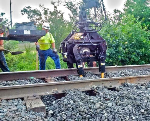 Dymax Ballast Tamper for Grapple TrucksHR2