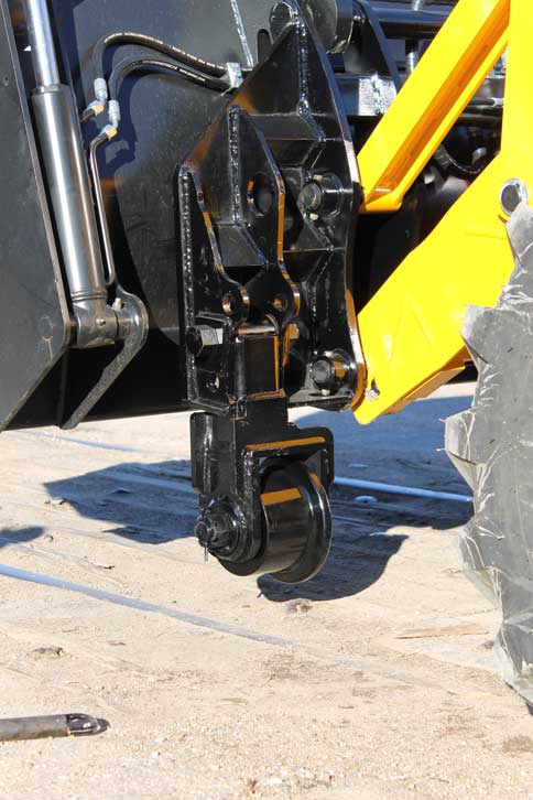 Rail Rider coupler welded rail wheel kit option Optional coupler welded rail wheel kit for the Dymax Rail Rider hi-rail guide system